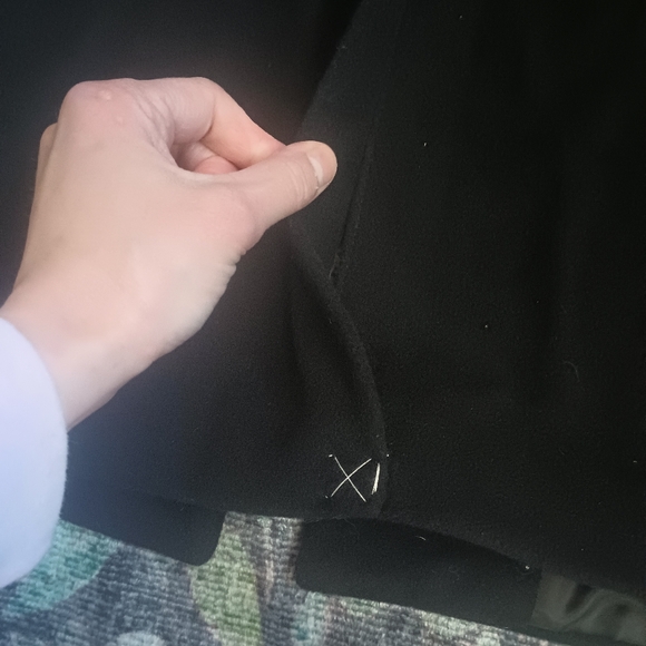 Hathaway Platinum Mens Wool Cashmere Overcoat 42S Black Dressy Classic Old Money - Picture 7 of 14